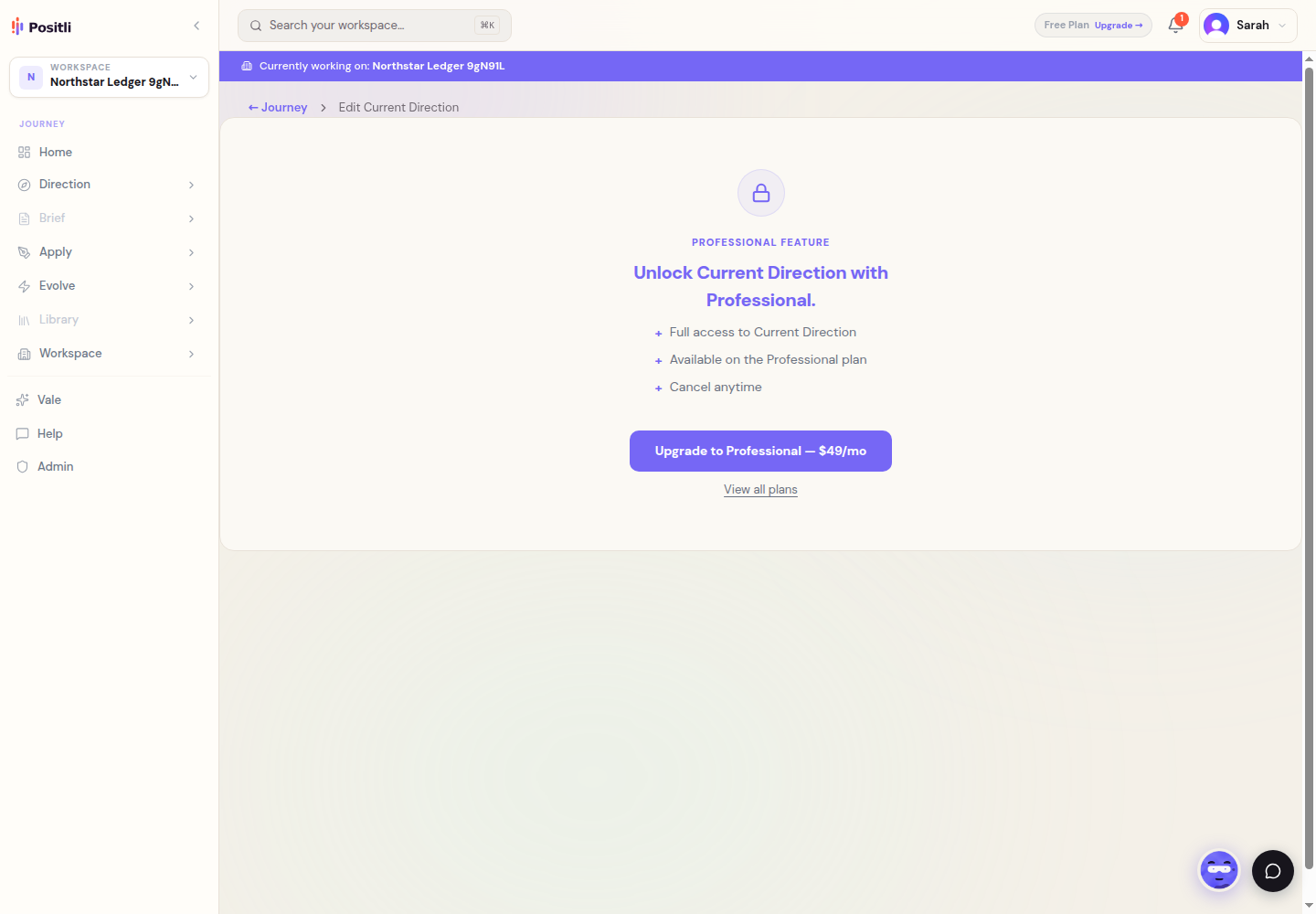 Strategy Builder access screen for the fictional Northstar Ledger test company